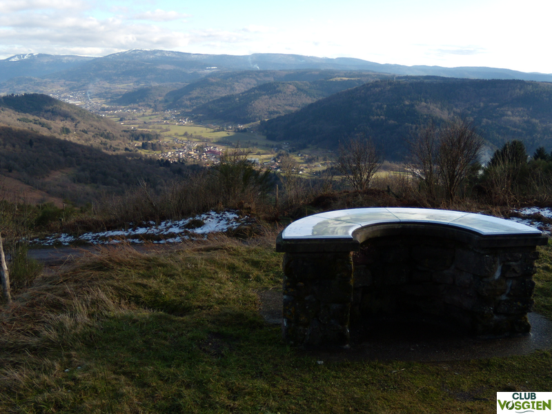 Table d’orientation et point de vue de Bélué